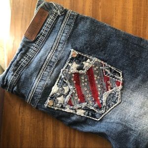 Wallflower Star Jean Shorts